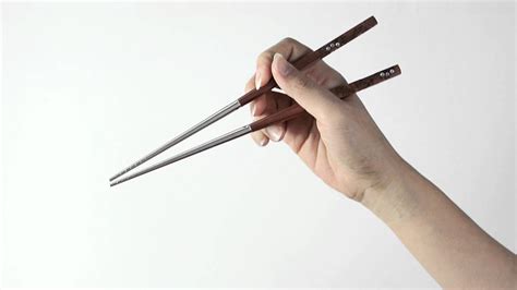 hold chopsticks correctly youtube