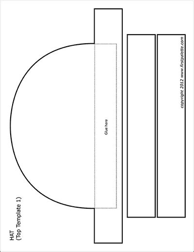 printable paper hats hat template templates printable  paper hat