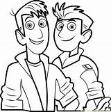Kratts Everfreecoloring Wildkratts Coloringpages101 Zach Colouring Clipartmag sketch template