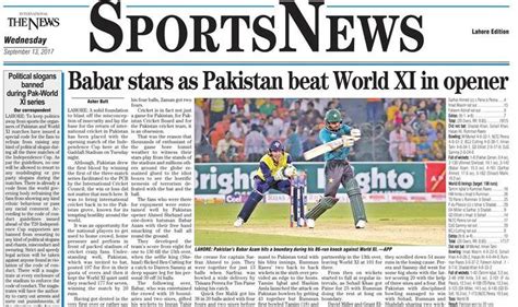 pakistani media hails return of international cricket
