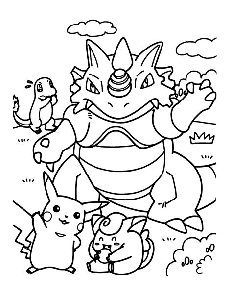 pokemon    pokemon coloring pages kids coloring pages