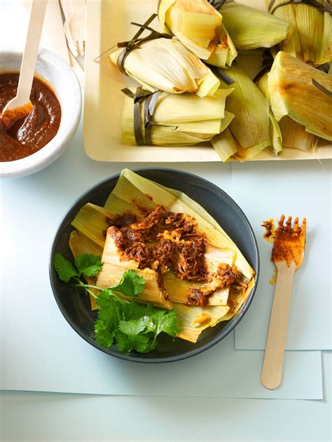 Ancho Chilli Chicken Tamales Recipe Sbs Food