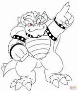 Coloring Mario Bowser Pages Printable Super Koopa Bros Goomba King Troopa Junior Color Print Vs Getcolorings Avatar Dry Getdrawings Pointing sketch template