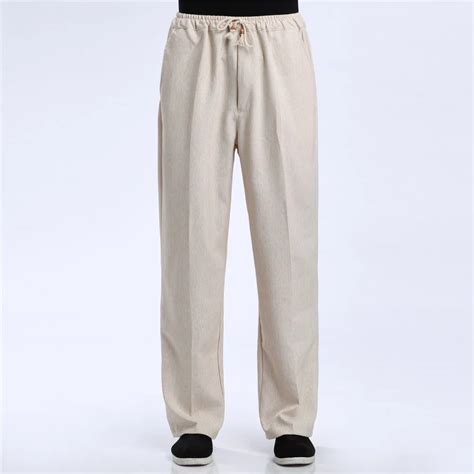 shanghai story blend linen casual pants mens pant chinese male kung fu trousers chinese