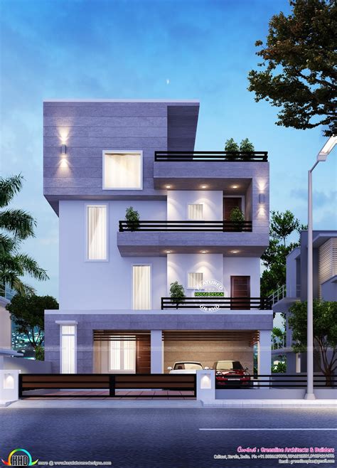simple modern home  bangalore kerala home design  floor plans