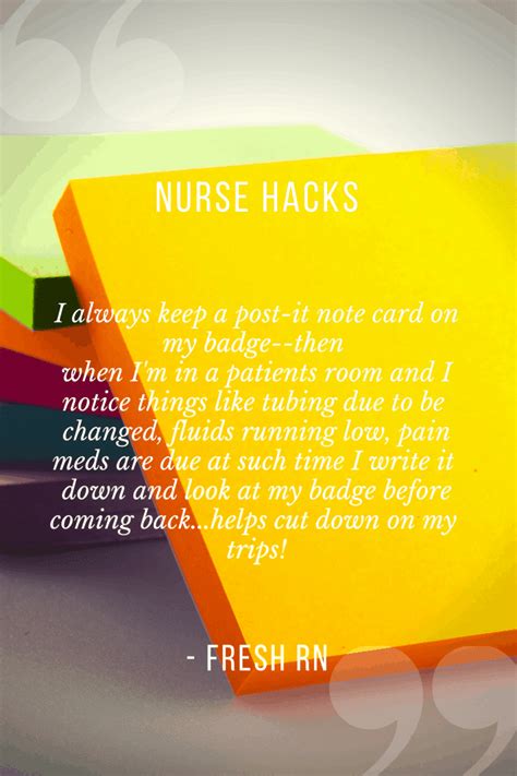 nurse hacks   save  sanity freshrn