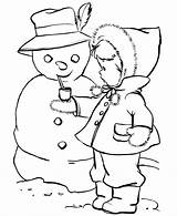 Snowman Ausmalen Winterbilder Bilder Ausmalbild Corncob Schneemann Raisingourkids sketch template