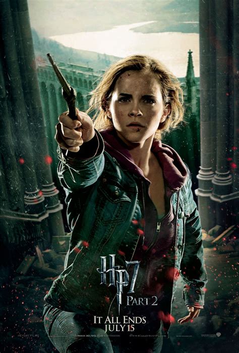 Deathly Hallows Part 2 Action Poster Hermione Granger [hq