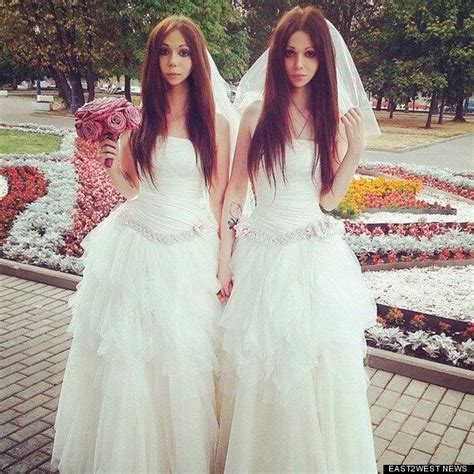androgyne russian groom dmitry kozhukhov and bride alisa tie