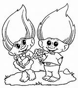 Coloring Pages Troll Doll Color Getdrawings Kids sketch template