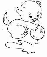 Wolle Katze Ausmalbild Genügt Webbrowser Benutzen Ordnung Wenn sketch template