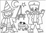 Halloween Pages Coloring Witch Witches sketch template