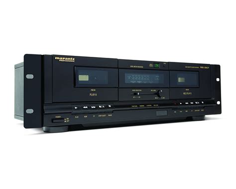marantz professional pmd cp dual cassette player digital recorder