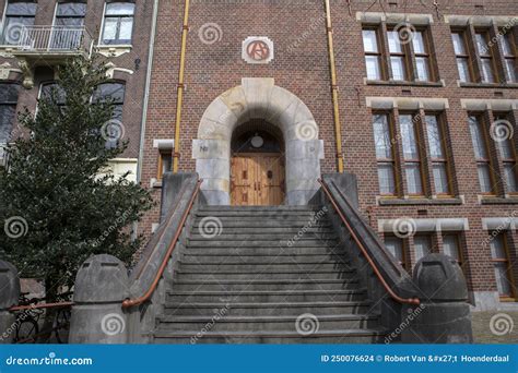 building de burcht van berlage  amsterdam  netherlands    editorial stock image