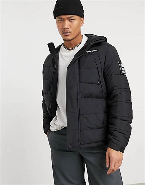 Timberland Outdoor Archive Warmest Puffer Jacket In Black Asos
