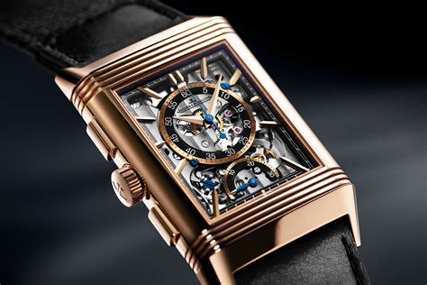 jaeger lecoultre introduces  reverso tribute chronograph sjx watches