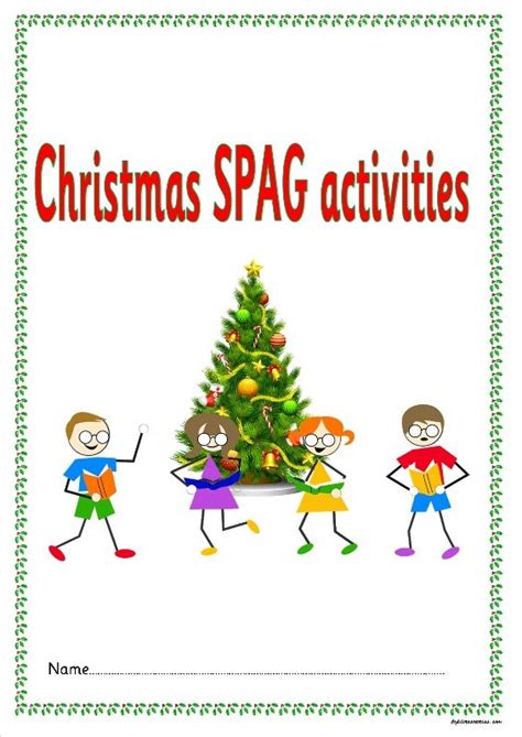 ks ks sen ipc christmas spag activity booklets guided reading