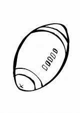 Rugby Pallone sketch template