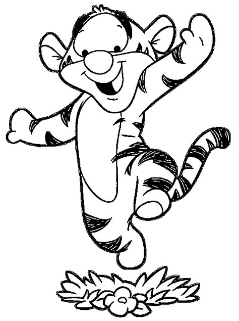 baby tigger coloring page  wecoloringpage coloring pages