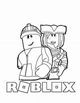 Roblox Coloring Games Characters sketch template