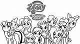 Pony Coloring Pages Little Kids Printable Print Color Pretty Mlp Christmas Learning Fun Characters Character Games Getcolorings Friendship Blank Olds sketch template