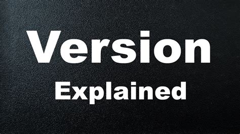 version explained  hindi whats  software version