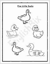 Five Ducks Englishbix sketch template