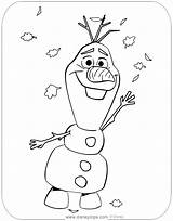 Olaf Disneyclips Sheets Frozen2 sketch template