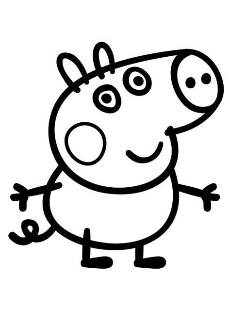 printable peppa pig coloring pages peppa pig coloring pictures