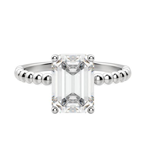 Vera Emerald Cut Engagement Ring