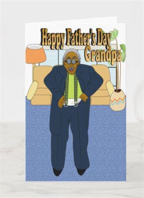 happy fathers day grandpa african american card happy fathers day