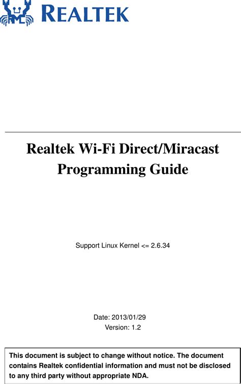 rtk pp wfd programming guide