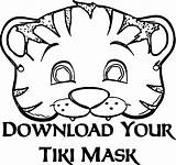 Mask Coloring Pages Animal Tiger Power Ranger Face Printable Drawing Masks Pj Line Zoo Eagle Getdrawings Superhero Bald Rangers Clipart sketch template