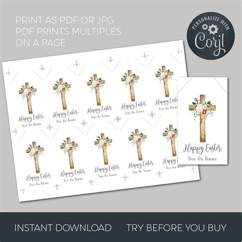 printable religious easter gift tags