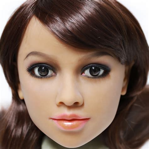 2017 newest top quality head 64 big doll s head tan skin sex doll head