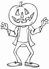 Coloring Halloween Monsieur Pages Sur sketch template