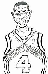 Lebron Irving Kyrie Shaquille Oneal Getcolorings sketch template