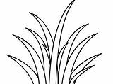 Grass Outline Clipart Tall Pages Coloring Template Clipground sketch template