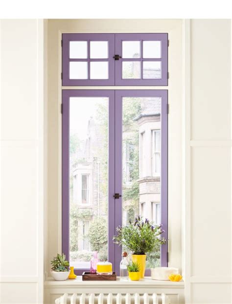lavender trim window frame inspired homes home  interior paint built ins home decor