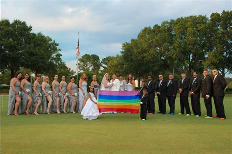 lesbian wedding gay wedding rainbow pride same mitment best beach wedding guides