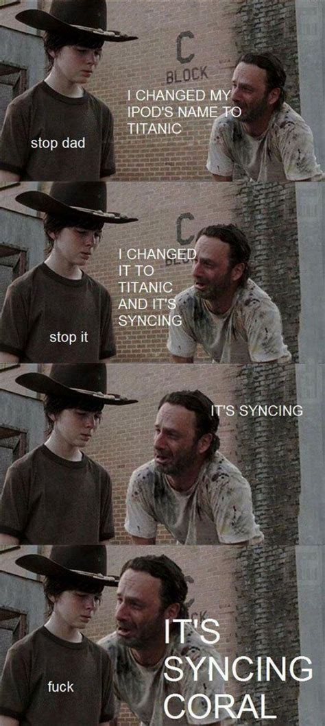 The Walking Dead S Rick Grimes Knows How To Tell Dad Jokes