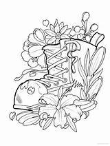 Tattoo Volwassenen Adultcolouring sketch template