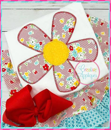 flower  bow applique embroidery set creative appliques