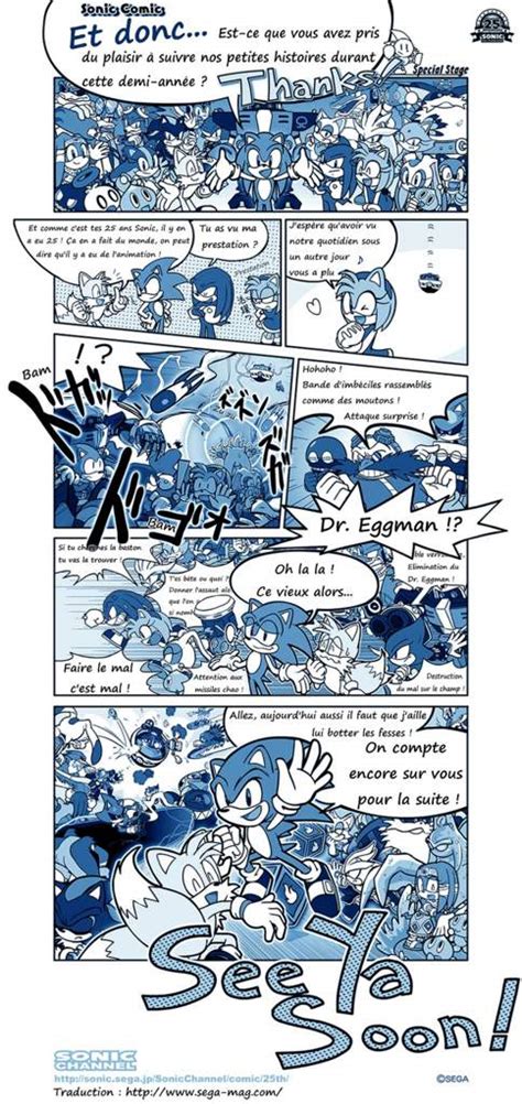 Scan Fr Sonic Comic Mini Histoire Pour 26 Perso Wiki