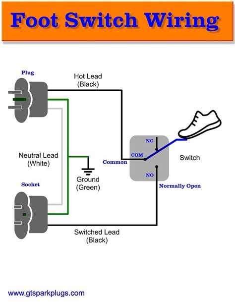 foot switch wiring diagram switch wire cover wire