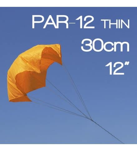 par  thin parachute top flight