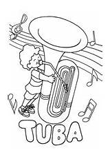 Instrumentos Tuba Viento Musicales Aula Instrumente Tulamama Sgblogosfera Cuerda Imprimir Flauta Música sketch template