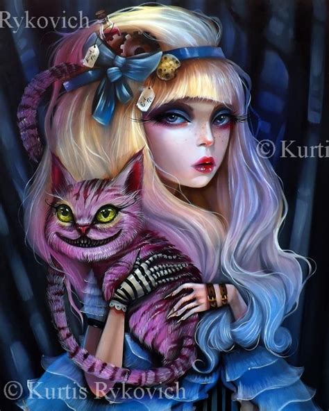 By Kurtis Rykovich Dark Fantasy Art Art Alice In Wonderland