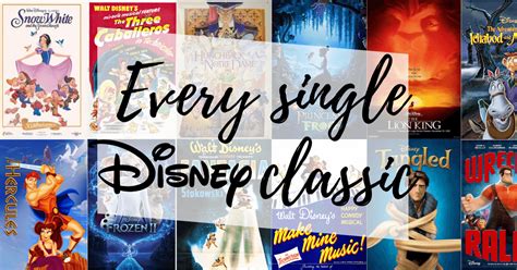 All 58 Disney Animated Classics And How To View Them Inside The Magic