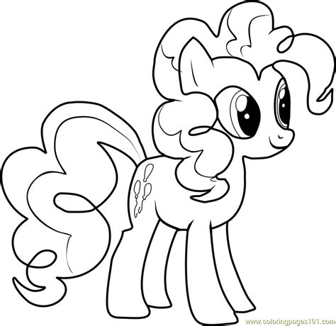 pinkie pie coloring page    pony friendship  magic